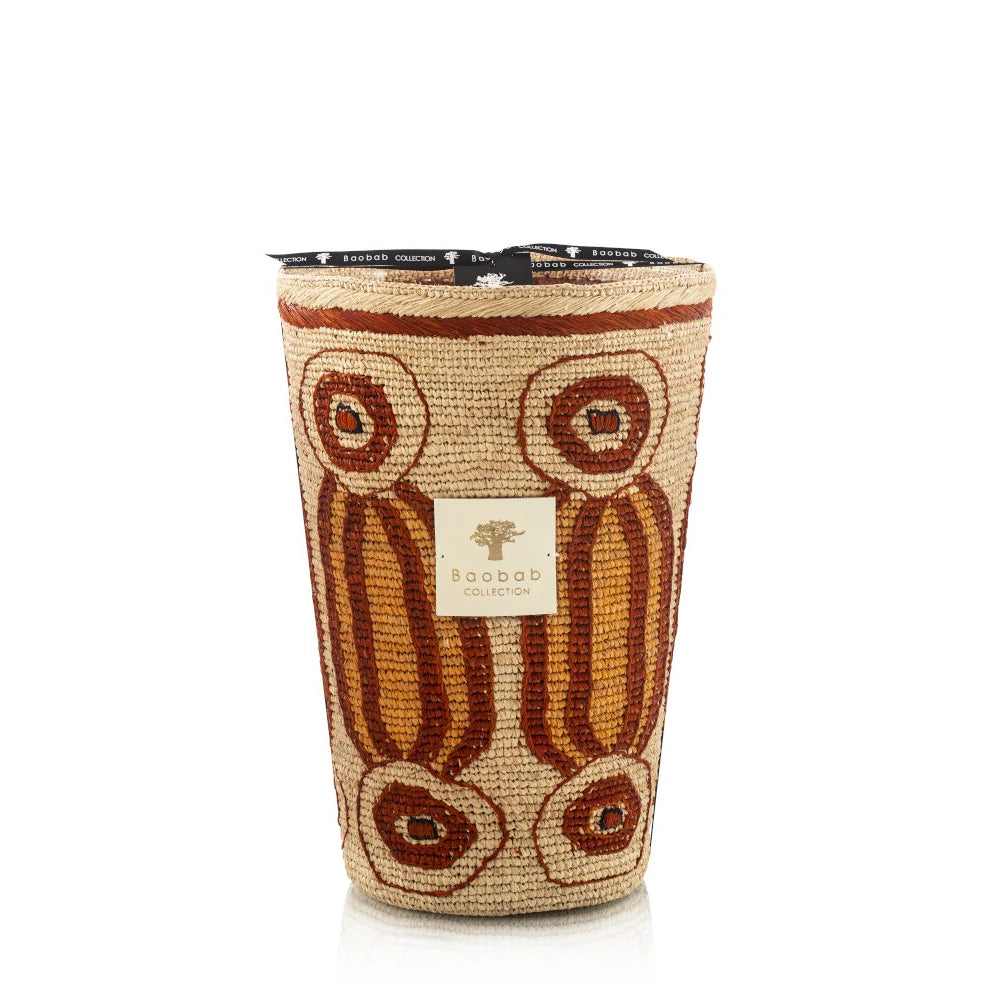 Baobab Doany Raffia Kerze «Alasora»